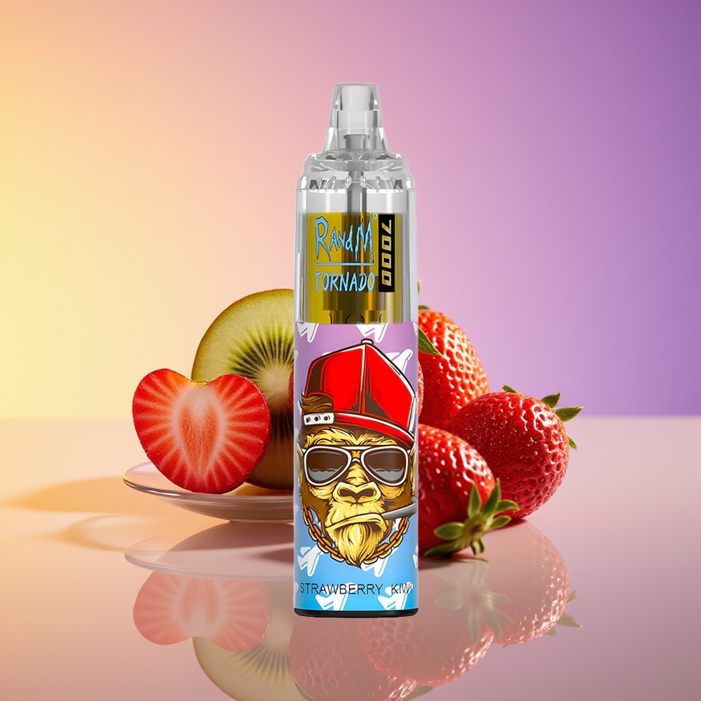 RandM Fumot Tornado 7000 Nəfəs Mesh Coil Çiyələk-Kivi