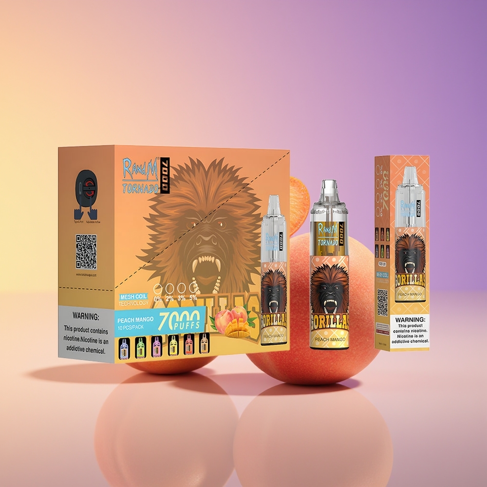 RandM Fumot Tornado 7000 Nəfəs Mesh Şaftalı Manqo