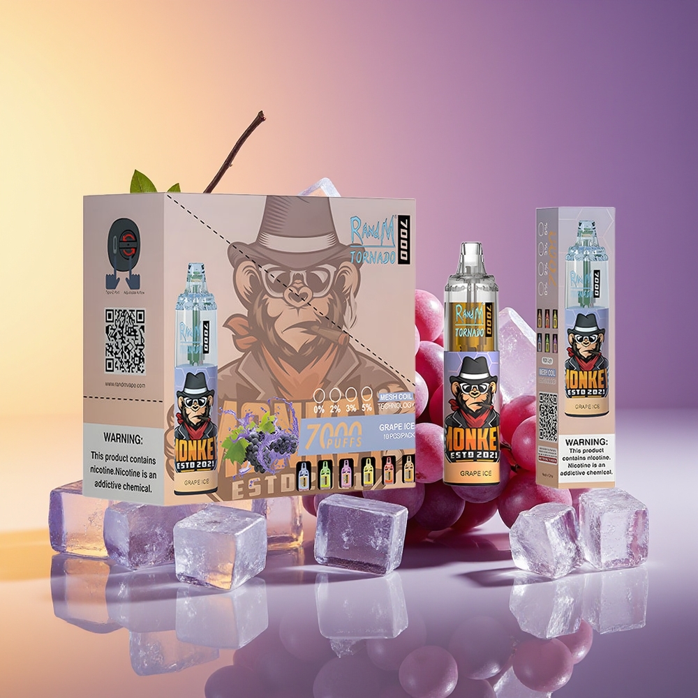 RandM Fumot Tornado 7000 Nəfəs Mesh Üzüm Buz