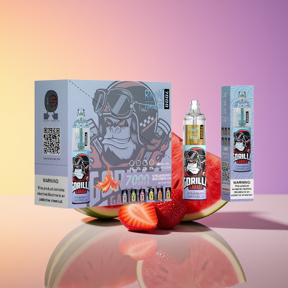 RandM Fumot Tornado 7000 Püf RGB Çiyələk-Qarpız