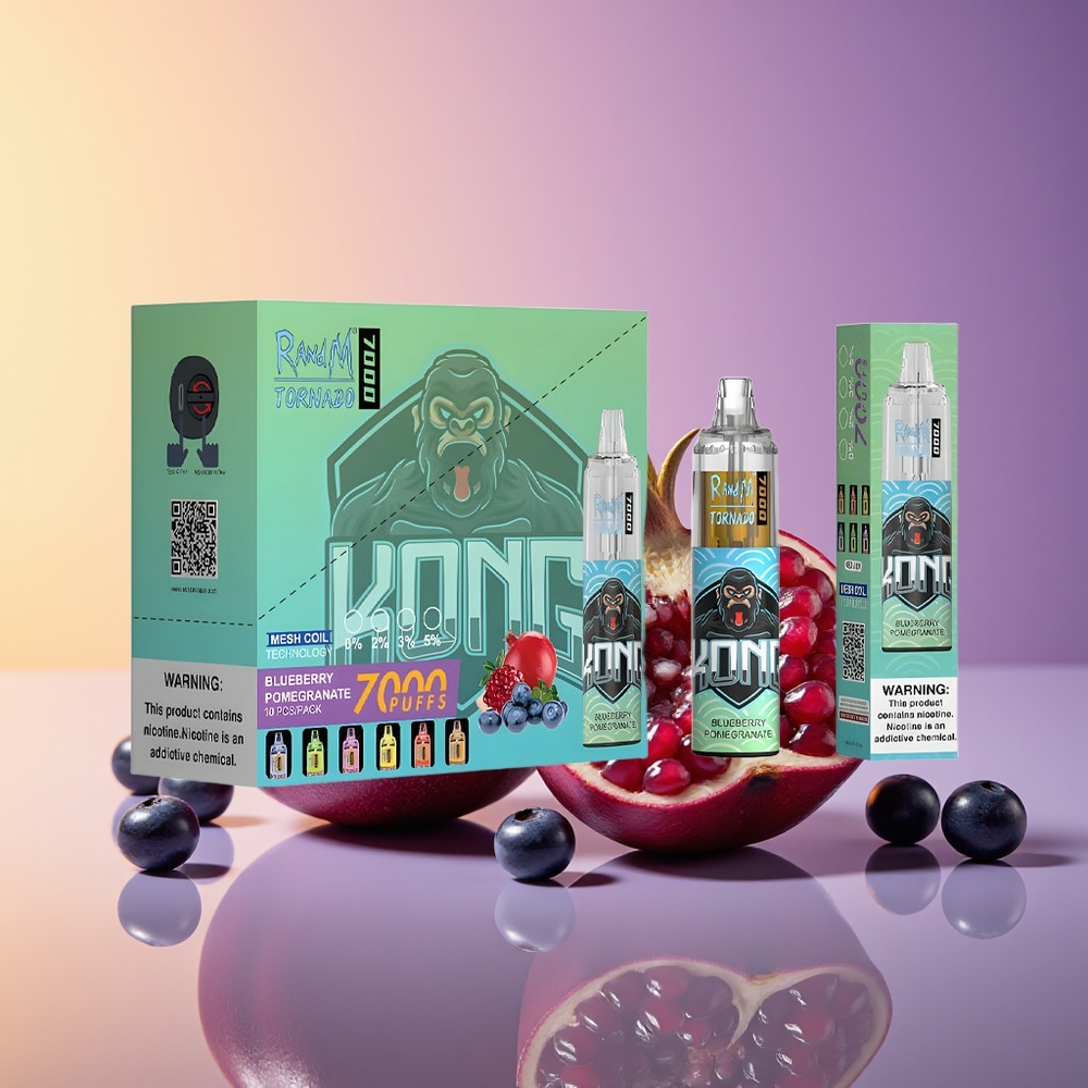 RandM Fumot Tornado 7000 Puff Mesh Coil Göyəmeyvə Nar