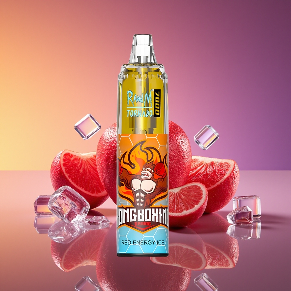 RandM Fumot Tornado 7000 Puff Mesh Qırmızı Enerji Buz