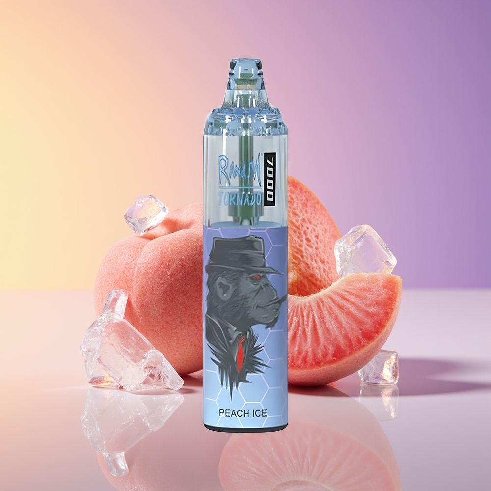 RandM Fumot Tornado 7000 Puff Mesh Şaftalı Buz