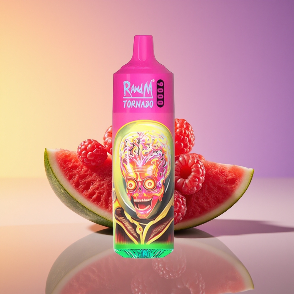 RandM Fumot Tornado 9000 Püf Mesh Coil Ahududu Qarpız