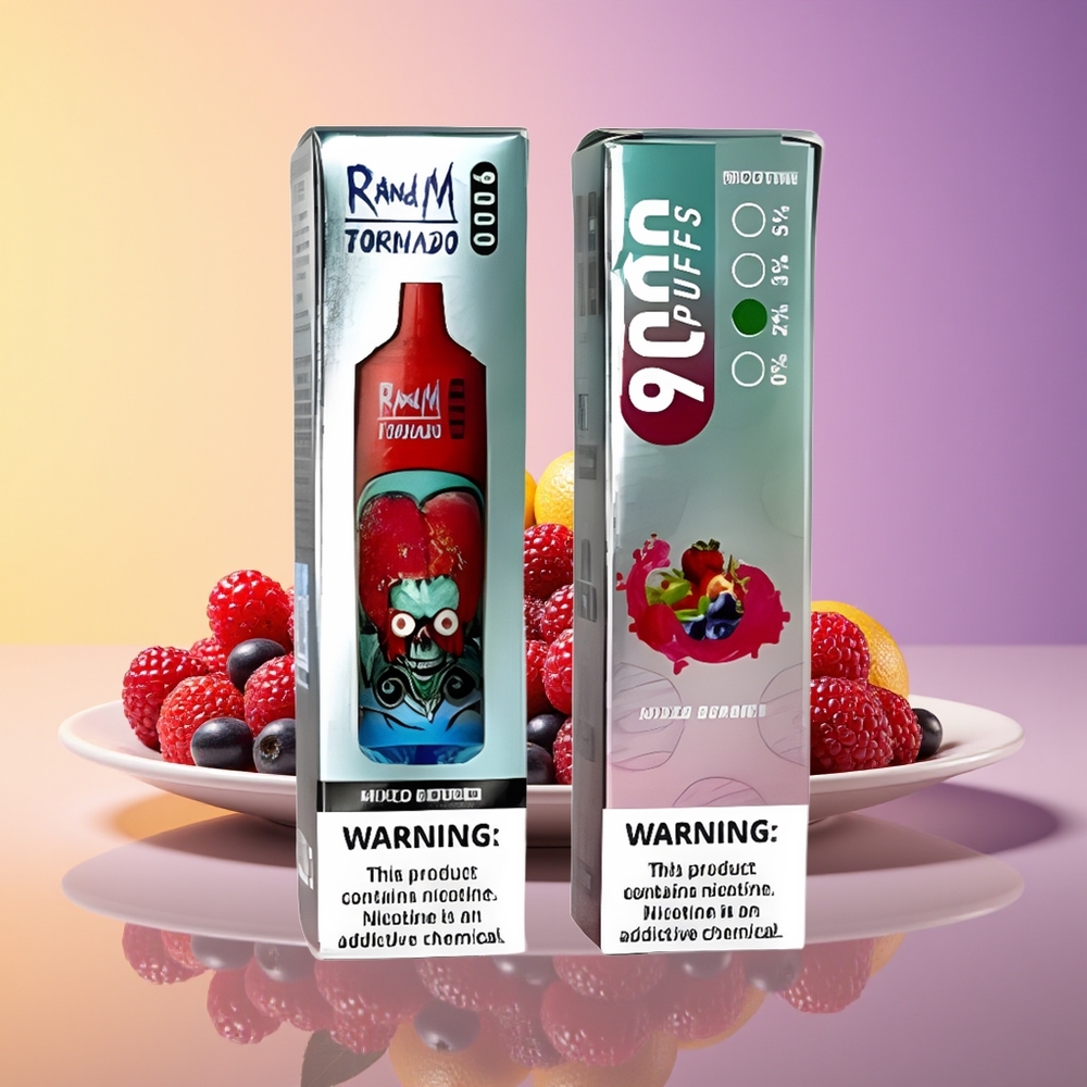 RandM Fumot Tornado 9000 Puffs Mesh Coil Qarışıq Giləmeyvələr