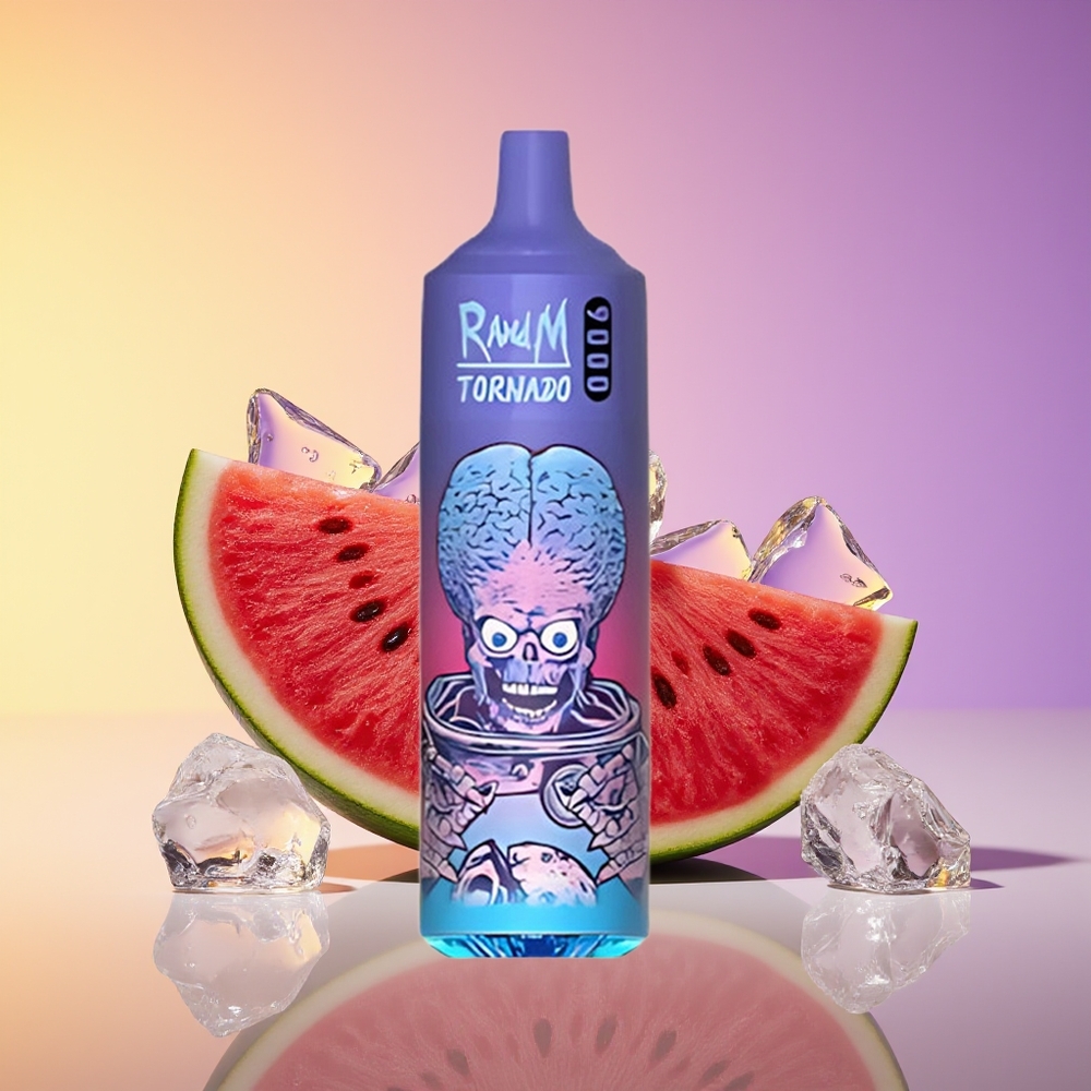 RandM Fumot Tornado 9000 Puffs Mesh Coil Qarpız Brazz Buz