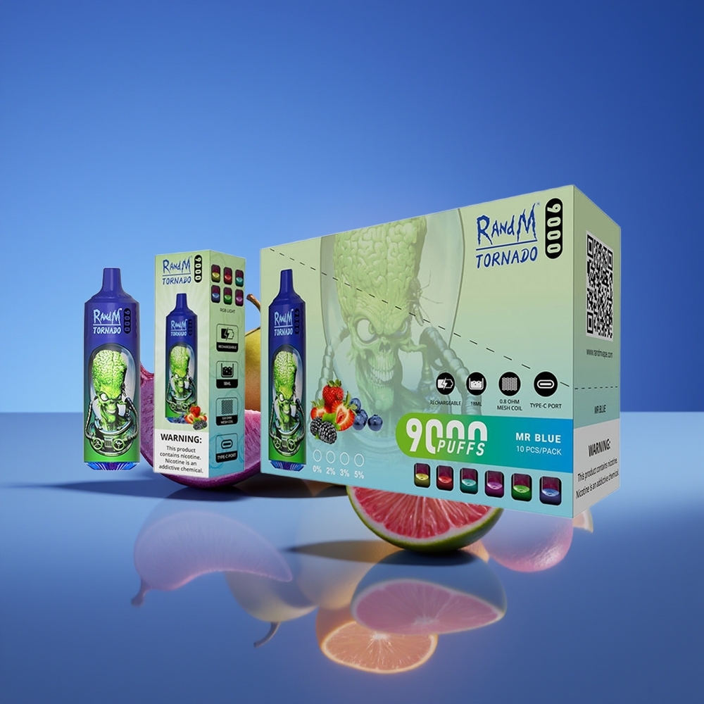 RandM Fumot Tornado 9000 Puffs Mesh Mr Göy