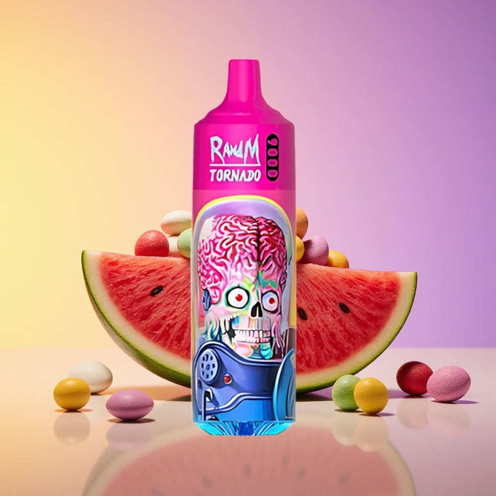 RandM Fumot Tornado 9000 Puffs Mesh Qarpız Skittles