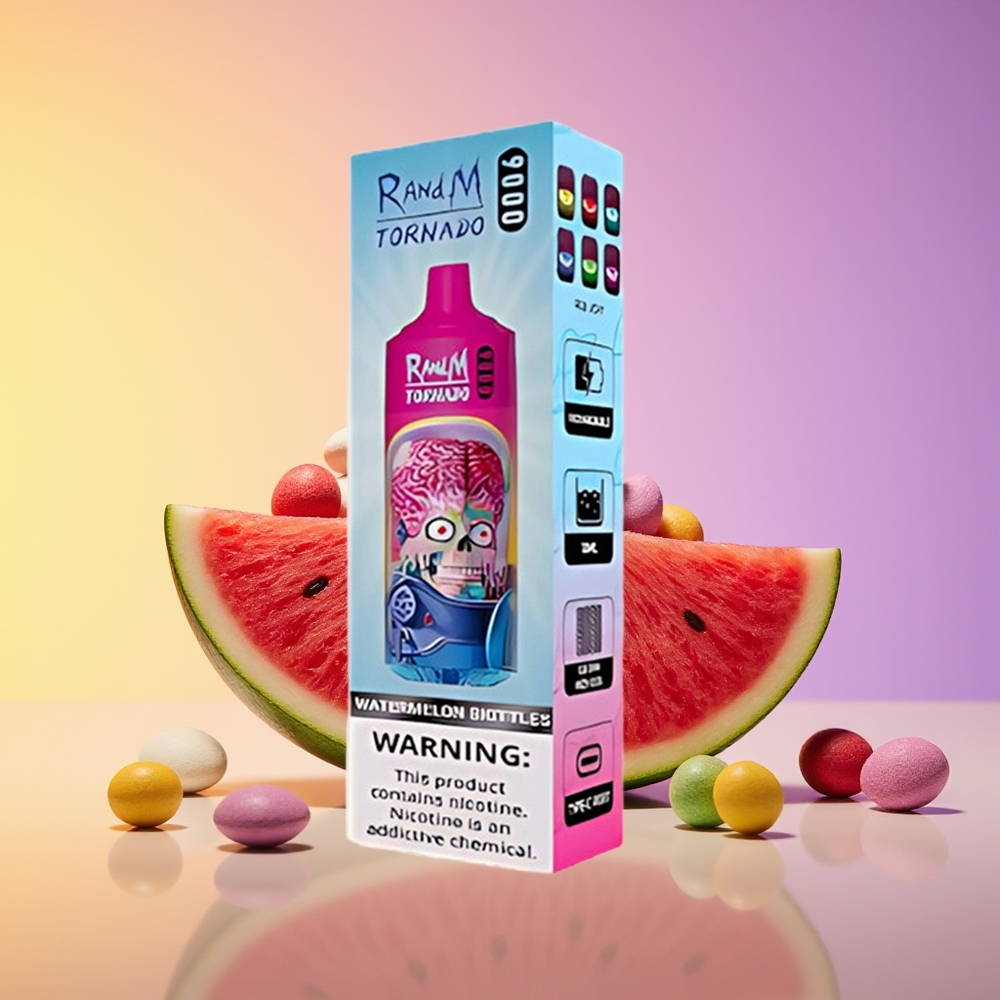 RandM Fumot Tornado 9000 Puffs Mesh Qarpız Skittles