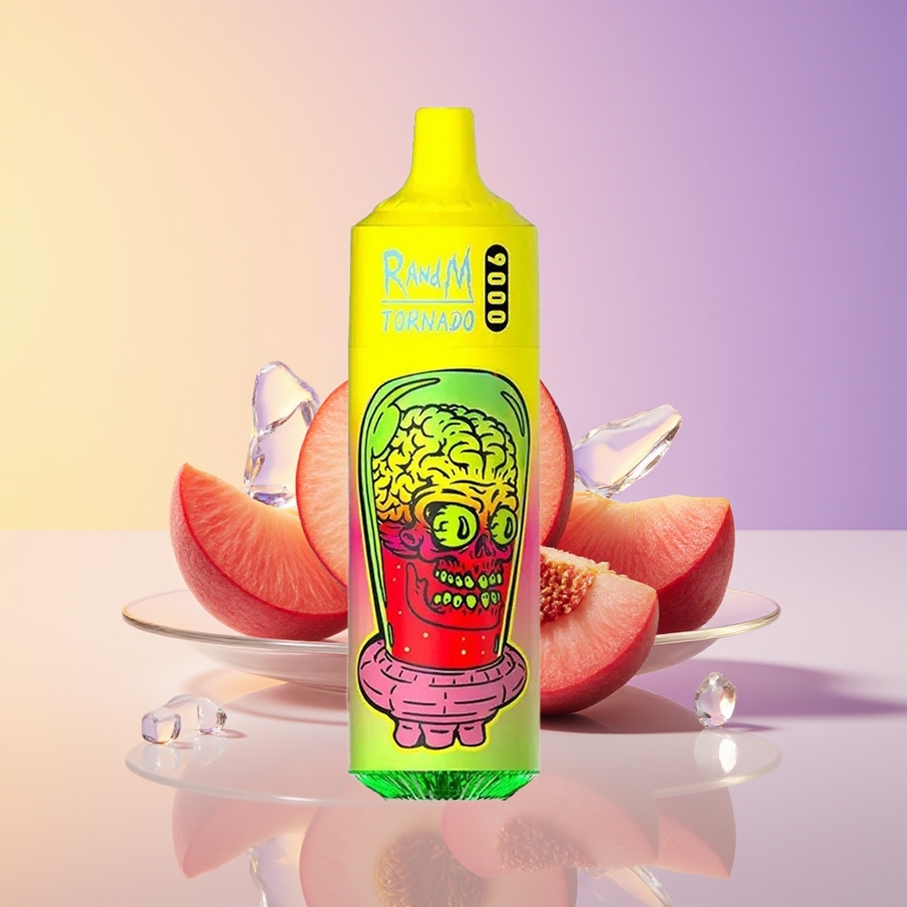 RandM Fumot Tornado 9000 Puffs Yay Şaftalı Buz