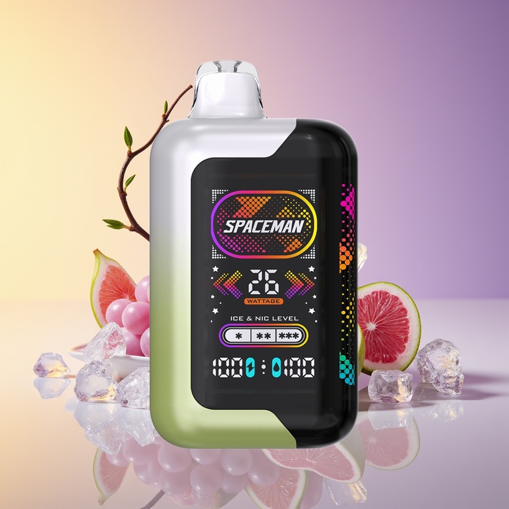 SMOK SPACEMAN SP40000 2 AĞIZ 1000mAh Ağ Üzüm Buz