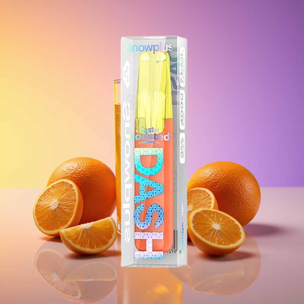 Snowplus Dash 4000 Ağız 7.5 ml Portağal Soda