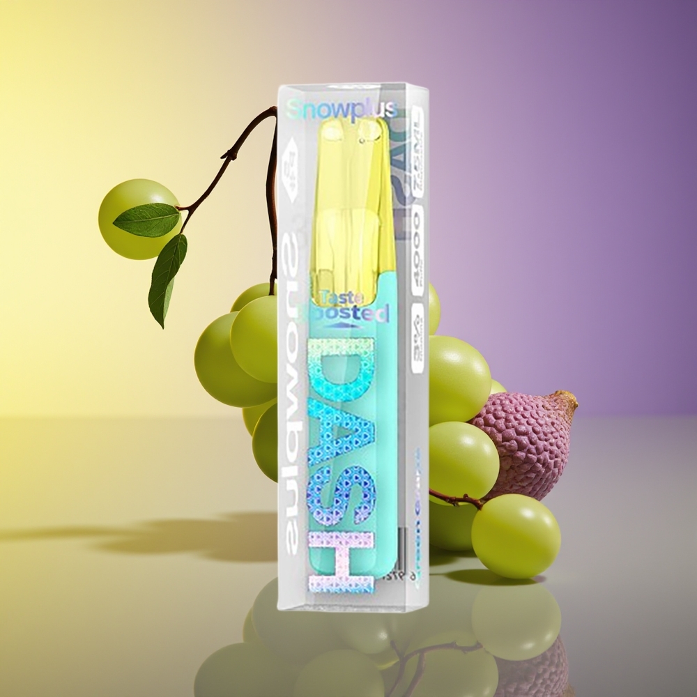 Snowplus Dash 4000 Puff 5% Yaşıl Üzüm