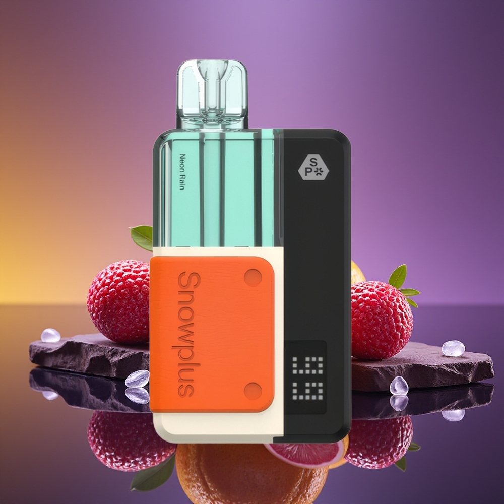 Snowplus Swift 15000 Pufflar Təkrar Istifadə Edilə Bilən Batareya və Dəyişdirilə Bilən 2+10ml Doldurma Dəsti Neon Yağış