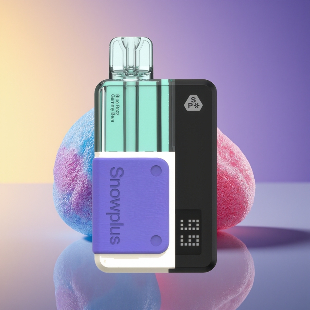 Snowplus Swift 15000 Puffs İkili Mesh Batareya və 2+10ml Dəyişdirmə Dəsti Göy Razz Jelibon Ayısı