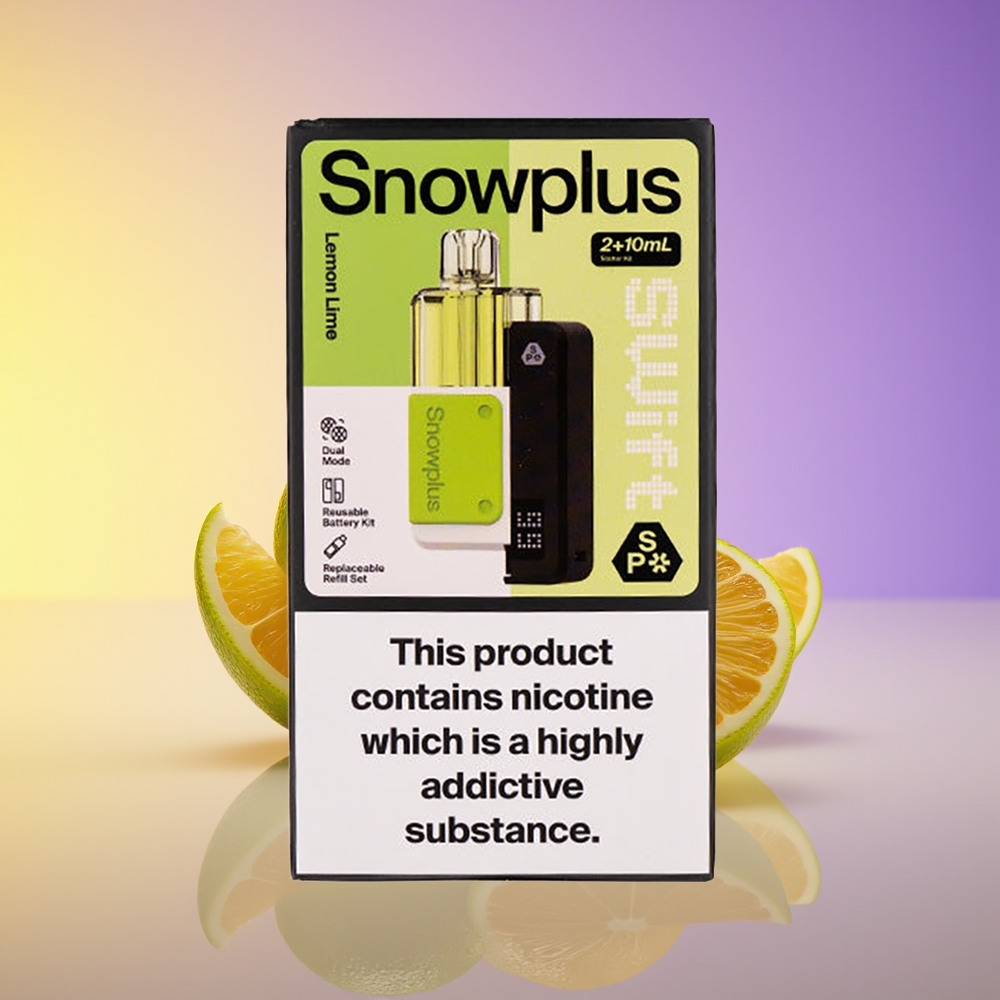 Snowplus Swift 5000 Ağız İkili Mesh Limon Laym