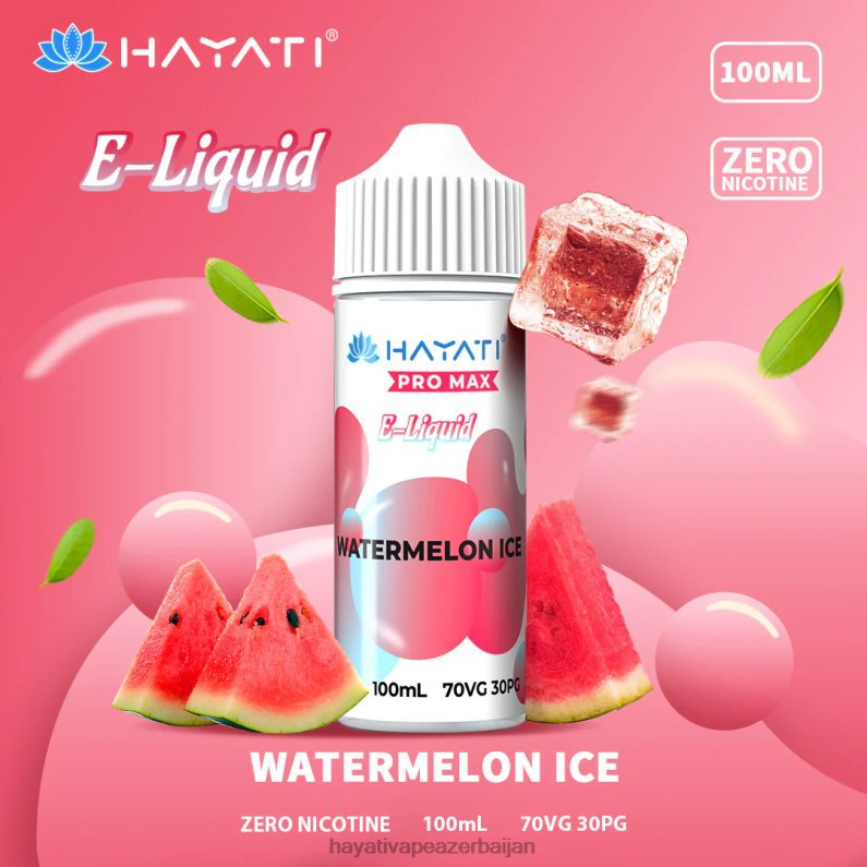 Hayati Pro Max gözəl duzlar qarpız buz 6TZ6F260 Hayati Flavour Vapes