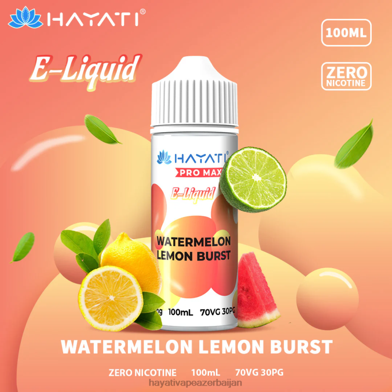 Hayati Pro Max gözəl duzlar qarpız limon partladı 6TZ6F261 Hayati Azerbaijan