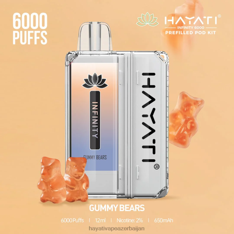 Hayati Infinity 6000 pod dəsti saqqızlı ayılar 6TZ6F151 Hayati Azerbaijan